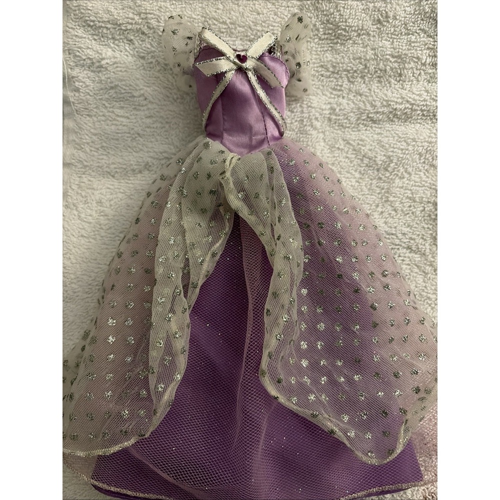 Barbie Your Very First Royal Princess Doll Dress Vintage Purple Doll Gown B18